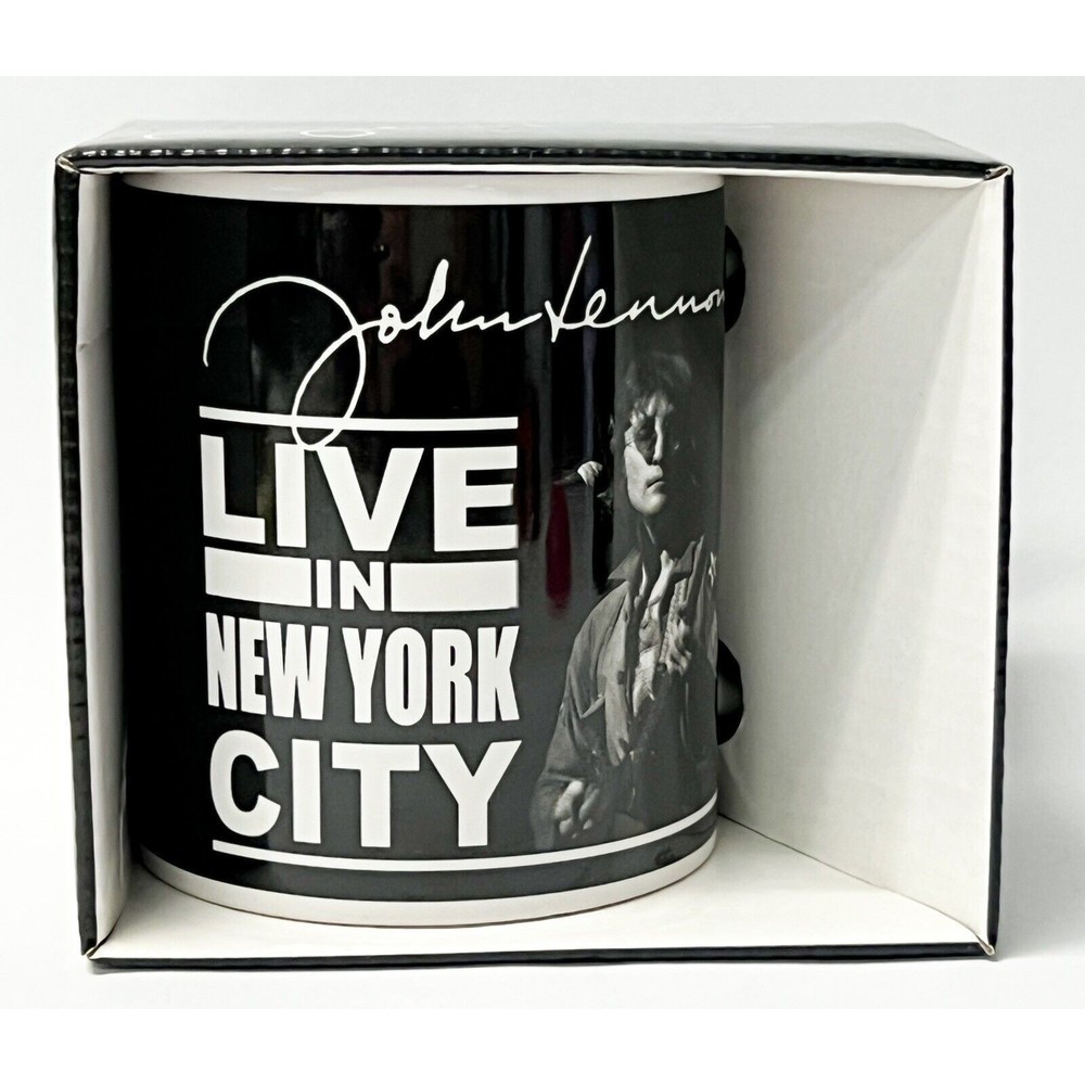 Live Nation John Lennon Mug - Live In New York City Coffee Cup 2010 Yoko Ono NIB